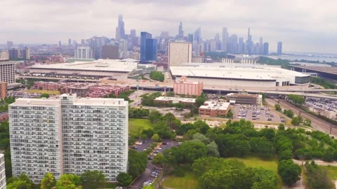 Chicago Skyline (Far) Stock Footage 219825288