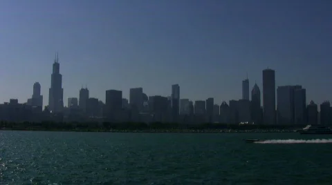 Chicago Skyline Video stock 829920