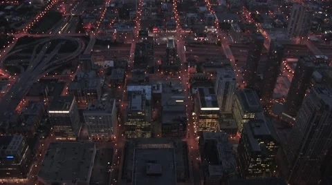 Chicago Skyline 動画素材 1059201