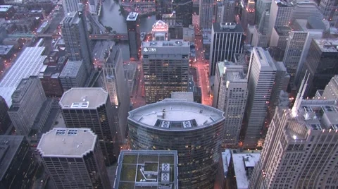 Chicago Skyline 動画素材 1059215