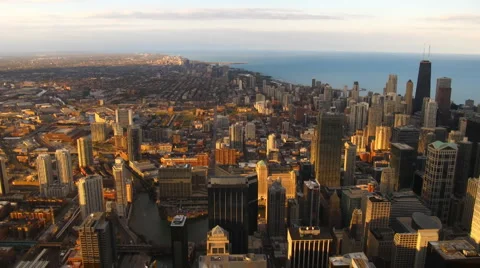 Chicago Skyline Stock Footage