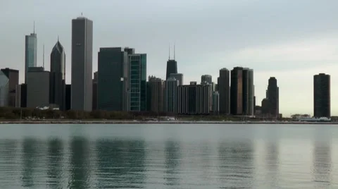 Chicago Skyline Stock Footage 7740626