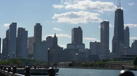 Chicago skyline Stock Footage 54798591