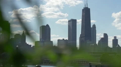 Chicago skyline 스톡 동영상 54798706