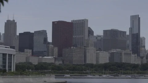 Chicago skyline Stock Footage 74166459