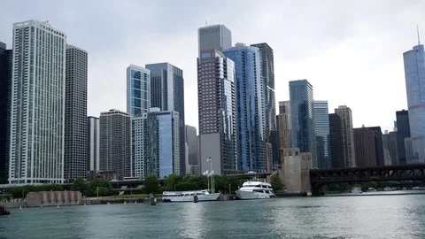 Chicago Skyline Video stock 78208570