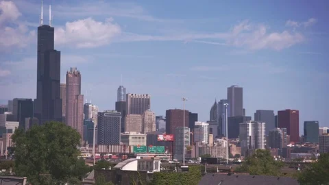 Chicago Skyline Video stock 79662467