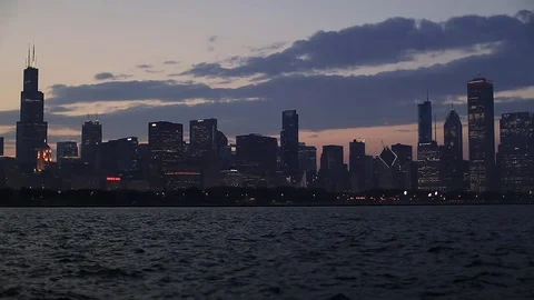Chicago Skyline Stock Footage 79800364