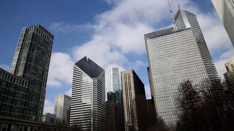 Chicago Skyline Stock Footage 81722048