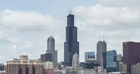 Chicago Skyline 스톡 동영상 92094621