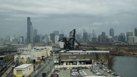 Chicago Skyline Stock Footage