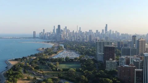 Chicago Skyline, North 2 動画素材 289780843