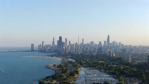Chicago Skyline, North 動画素材 289779507