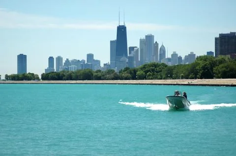 Chicago skyline Stock Photos