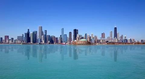 Chicago skyline Stock Photos