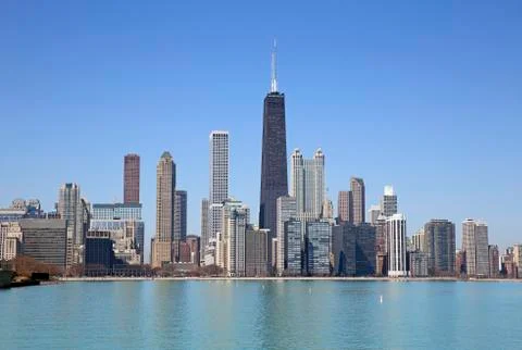 Chicago skyline Stock Photos