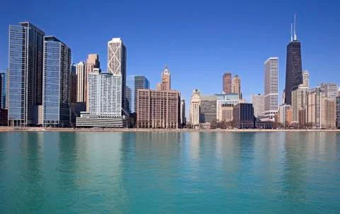 Chicago skyline Stock Photos