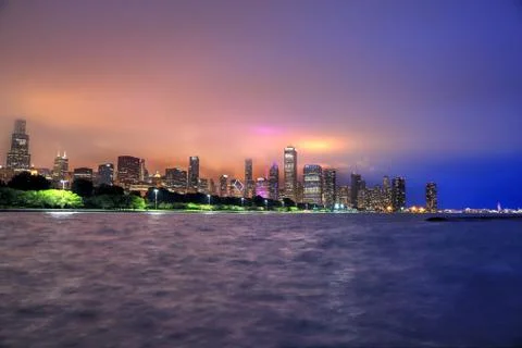 Chicago skyline Stock Photos