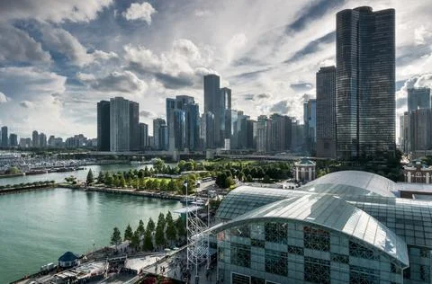 Chicago skyline Stock Photos