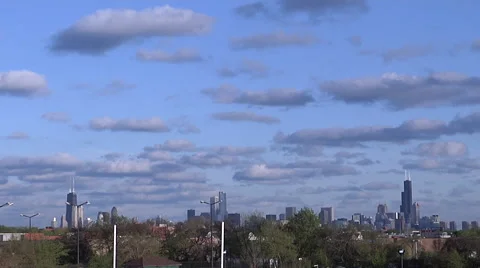 Chicago Skyline Timelapse Stock Footage 51591213