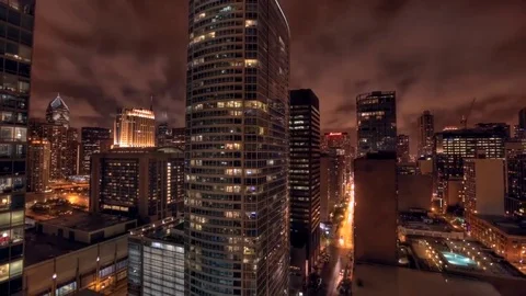 Chicago Skyline Timelapse 動画素材 78485979