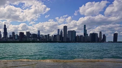 Chicago Skyline Timelapse Video stock 158585714