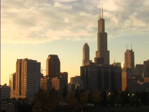 Chicago Skyline1 動画素材 538193