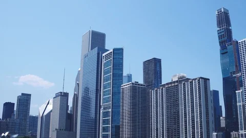 Chicago Skyscrapers Stock Footage 113351694