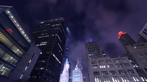 Chicago Skyscrapers Timelapse Stock Footage 37796824