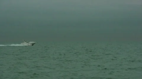 Chicago speedboat Video stock 474851
