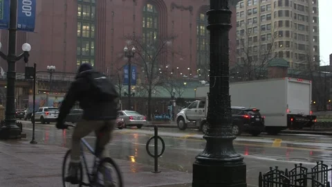 Chicago State Street 2 Video stock 262820923