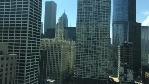 Chicago Storm Arrival Stock Footage 155652934