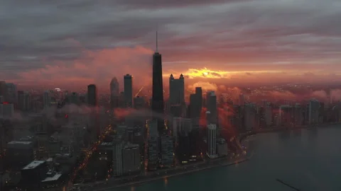 Chicago storm Stock Footage 246832486