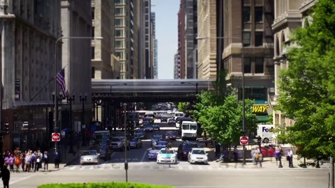 Chicago Street close up Stock Footage 78647511