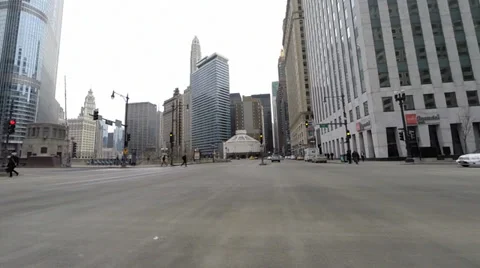 Chicago streets 2 Stock Footage 36129287