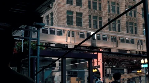 Chicago Subway People Stock Footage 95554900