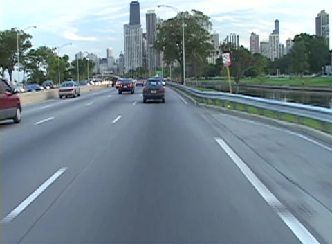 Chicago - Summer of 2000 - Clip 3 (anamorphic) Stock Footage 253614037
