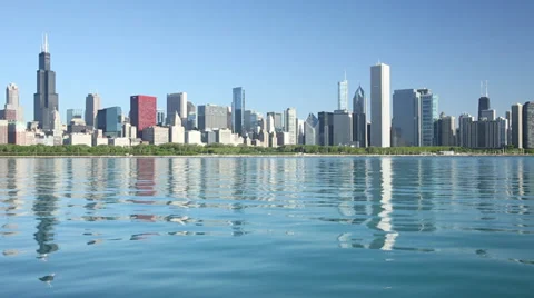 Chicago in the Summer Stock Footage 30966870