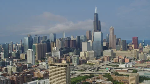 Chicago Sun and Clouds 2 Stock Footage 276905385