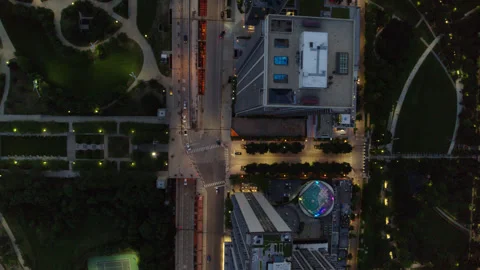 Chicago Sundown 12 Stock Footage 276905815