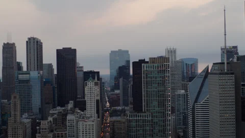 Chicago Sundown 2 Stock Footage 276906150