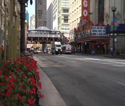 Chicago Theater -  Downtown Video stock 40240667