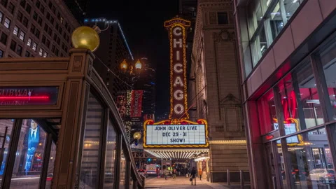 Chicago Theater Hyperlapse Vidéo 232437538
