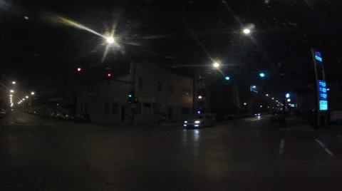Chicago Time-lapse driving at night time Video stock 37169529