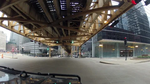 Chicago Time-lapse driving on the Road Stock Footage 37172988