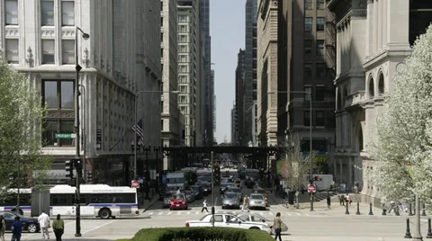 Chicago Time Lapse Stock Footage 34462799