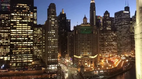 Chicago Time Lapse 스톡 동영상 83100614