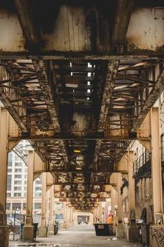 Chicago tracks Stock Photos
