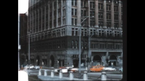 Chicago Traffic 1957 Stock Footage 290924018