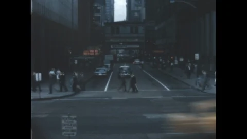 Chicago Traffic 1962 Stock Footage 114581626